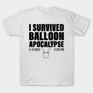 I Survived Balloon Apocalypse Funny Chinese Spy Surveillance T-Shirt